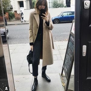 & Other stories oversized alpaca coat